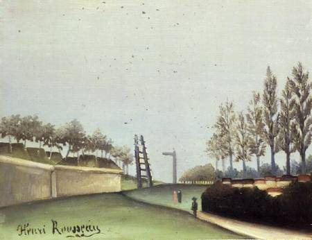 View from the Porte de Vanves, Paris à Henri Julien-Félix Rousseau