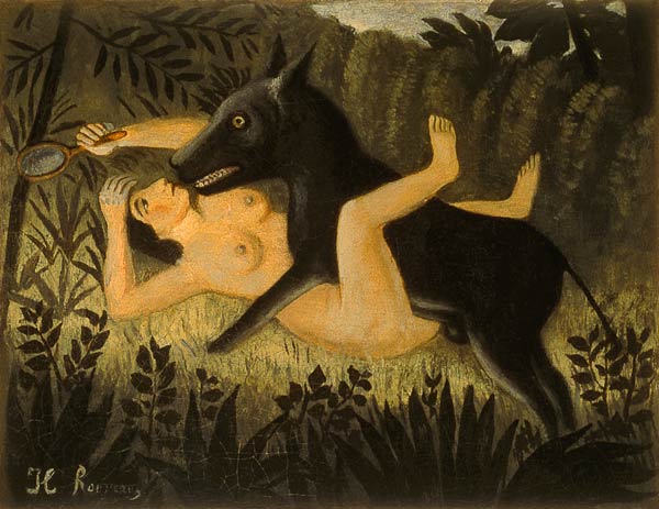 Beauty and the Beast à Henri Julien-Félix Rousseau