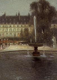 jet d'eau aux Tuileries (Paris) à Henri Le Sidaner