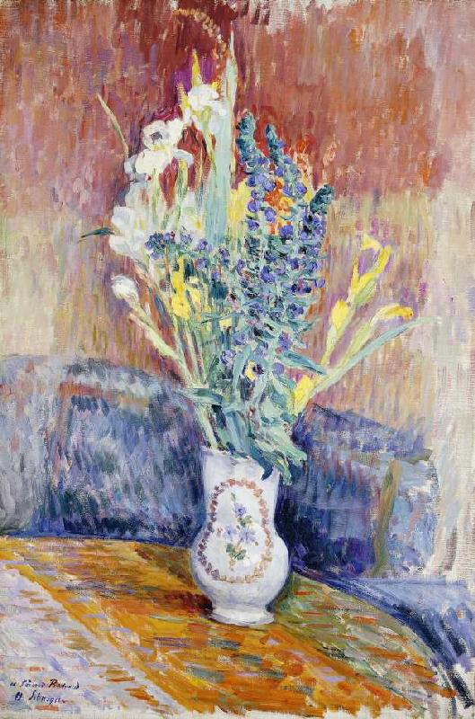 Blumenstrauß in einer Vase. à Henri Lebasque