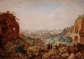 View of Rome from the Palace of the Caesars