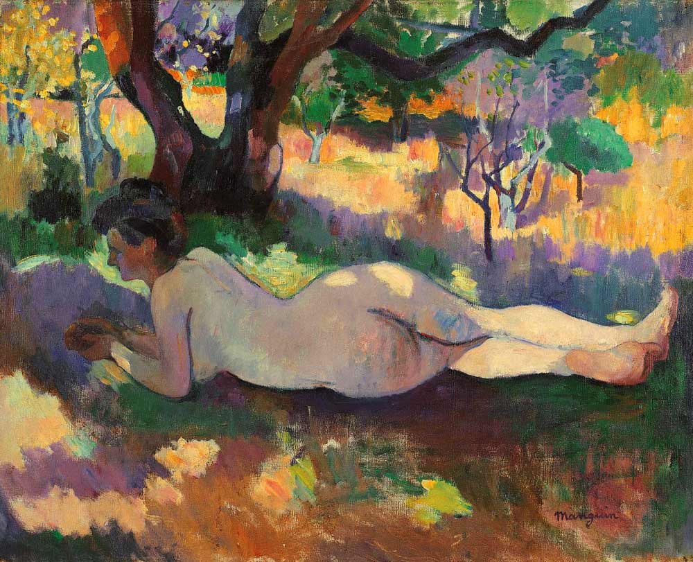 Nude under the Trees (Nu sous les arbres) à Henri Manguin