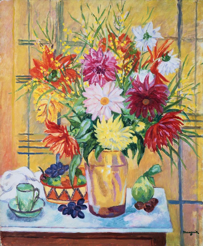 Flowers in a Vase; Fleurs dans un Vase, à Henri Manguin