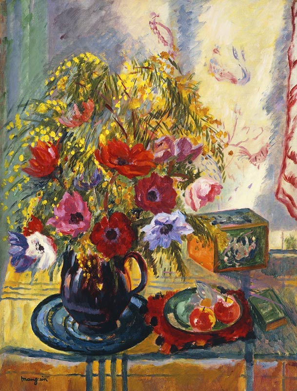 Flowers and Fruit; Fleurs et Fruits, 1937 à Henri Manguin
