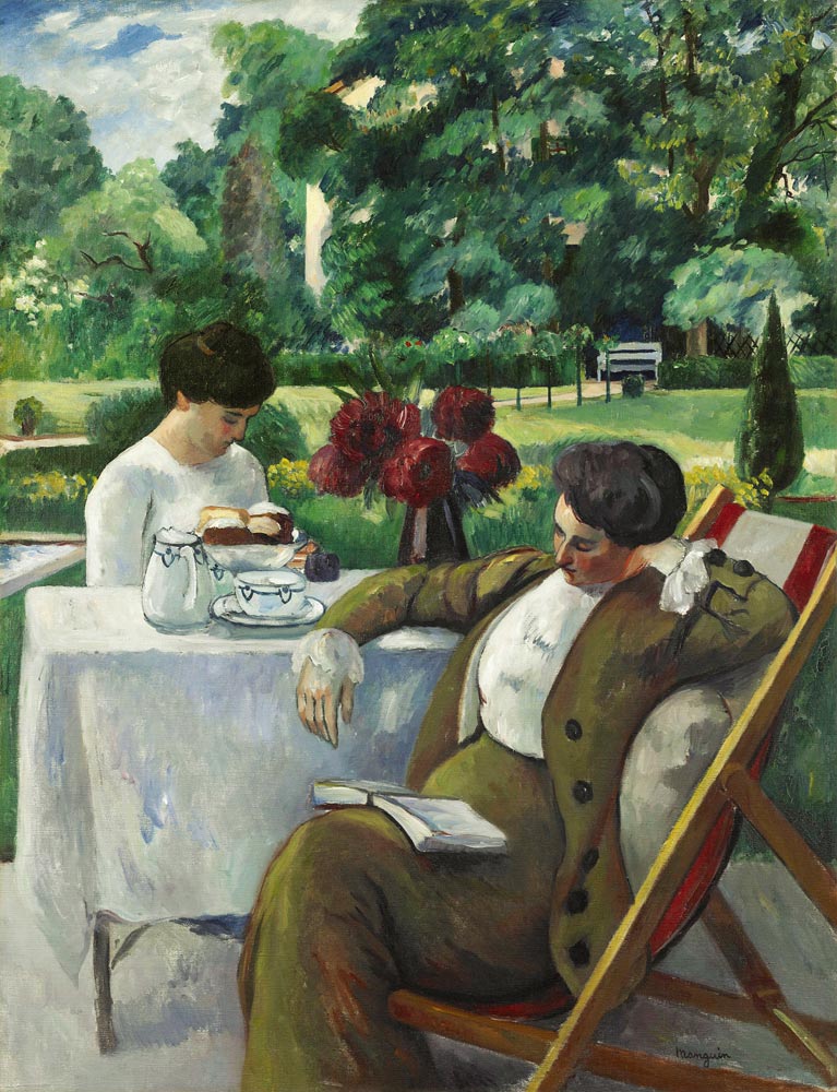 Tea Time at the Villa Flora, Winterthur à Henri Manguin