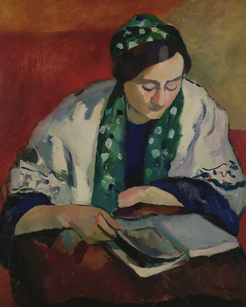 The Reader in the Green Bonnet, 1909 à Henri Manguin