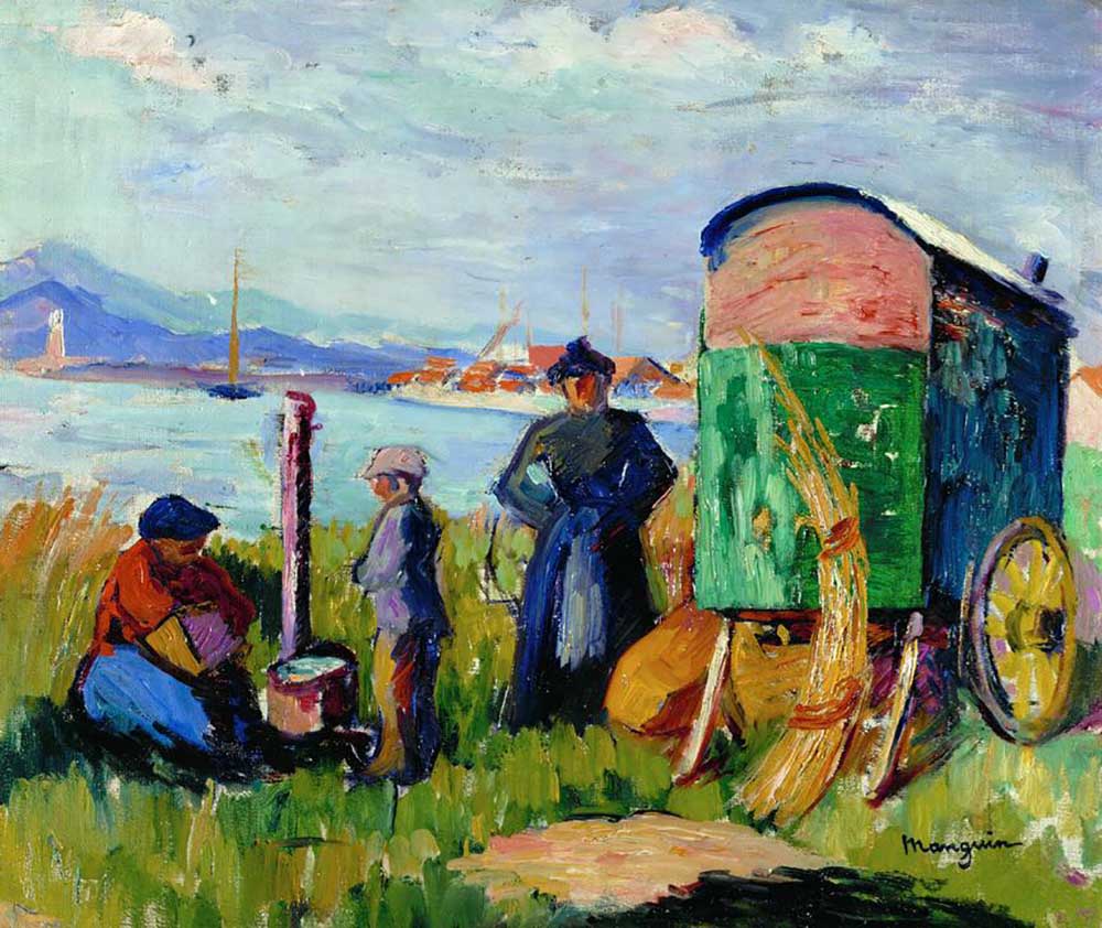 The gypsy wagon à Henri Manguin