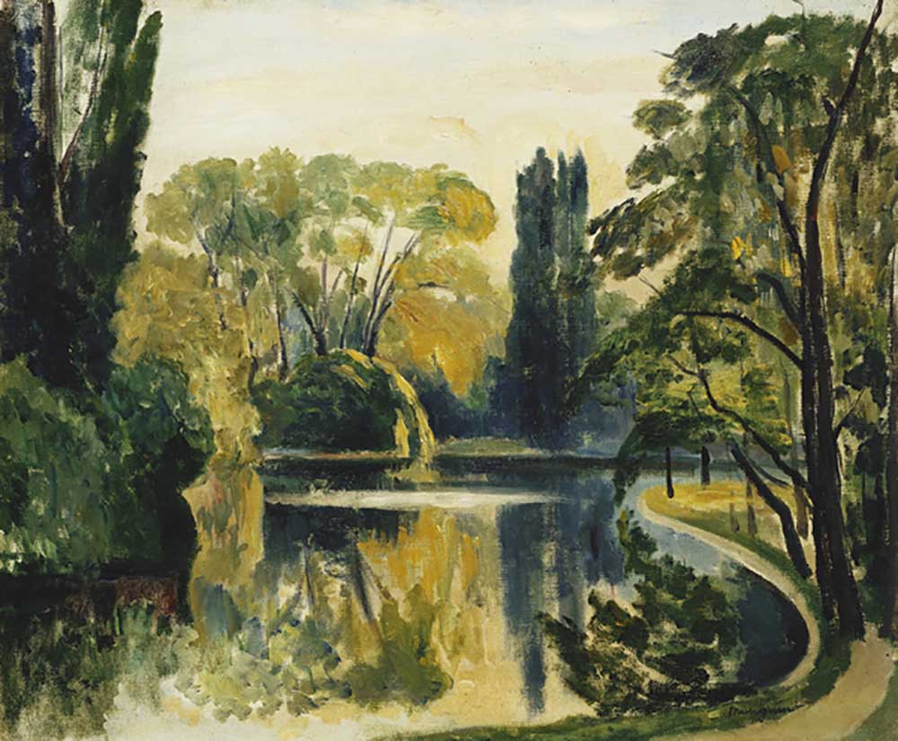 Le Lac Saint-James, Bois de Boulogne, 1909 à Henri Manguin