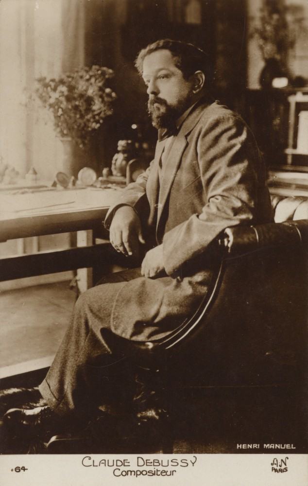 Claude Debussy, French composer à Henri Manuel