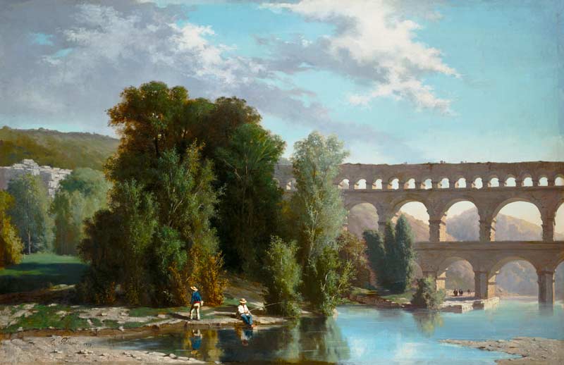 View of the Pont du Gard à Henri Marie Poinsot