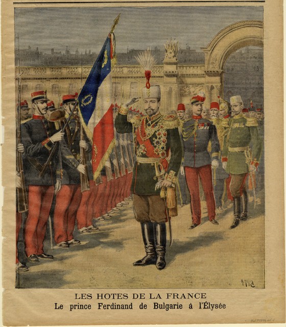 Ferdinand I of Bulgaria at the Élysée Palace à Henri Meyer