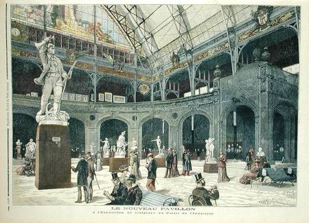 The New Sculpture Pavilion at the Palais de l'Industrie, from 'Le Petit Journal' à Henri Meyer