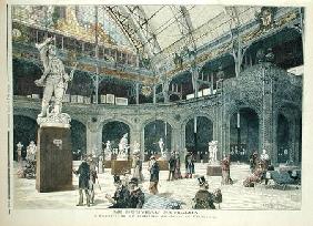 The New Sculpture Pavilion at the Palais de l'Industrie, from 'Le Petit Journal'