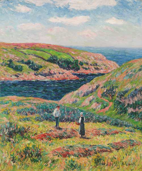 Die Steilküste von Clohars, Finistère à Henri Moret