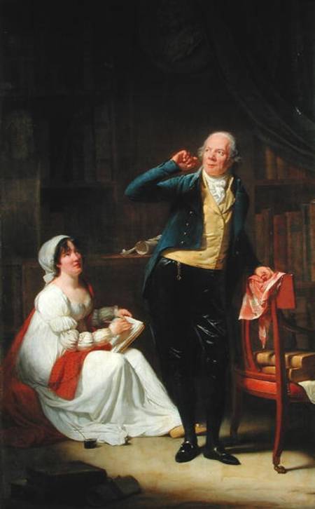 Jacques Delille (1738-1813) and his Wife à Henri Pierre Danloux