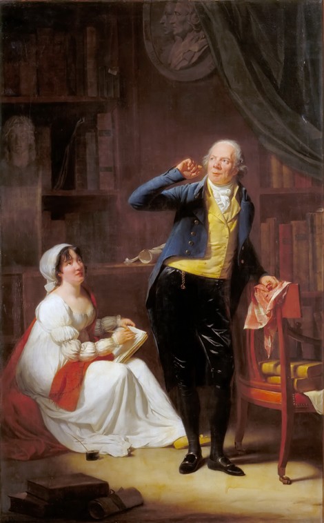 Jacques Delille and his wife à Henri-Pierre Danloux