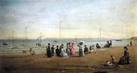 Seaside at Trouville à Henri Renard