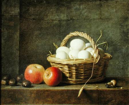 The Basket of Eggs à Henri Roland de la Porte