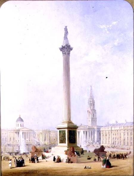 Projected View of Trafalgar Square à Henry Andrews