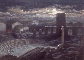 The Roman Theatre, Arles, Moonlight