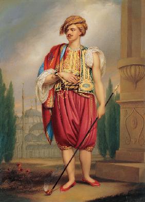 Portrait of Thomas Hope (1769–1831) in Turkish Costume (after William Beechey)