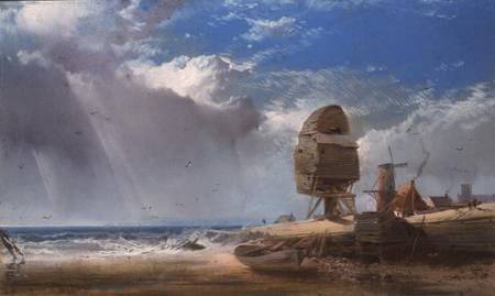 A Ruined Mill near Yarmouth à Henry Bright