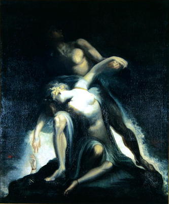 Vision of the Deluge, from 'Paradise Lost' by John Milton (1608-74) (oil on canvas) à Henry Fuseli