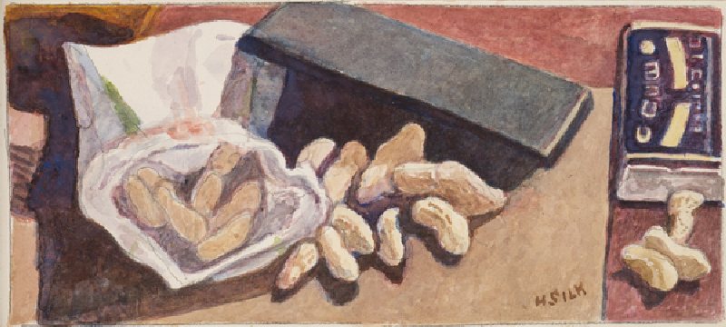 Monkey Nuts, c.1930 (pencil & w/c on paper) à Henry Silk