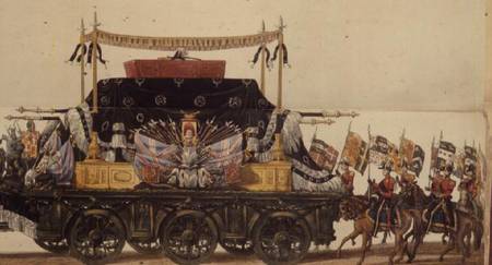 Funeral Procession (a section) 60 foot long à Henry Thomas Alken