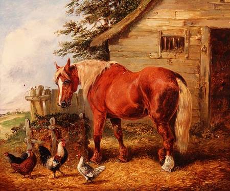 Outside the stable à Henry Thomas Alken