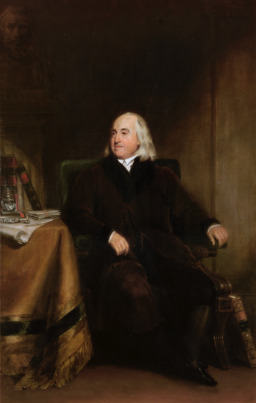 Jeremy Bentham, c.1829 (oil on canvas) à Henry William Pickersgill