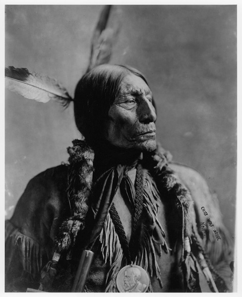 Portrait of Chief Wolf Wrobe à Henry Wyman