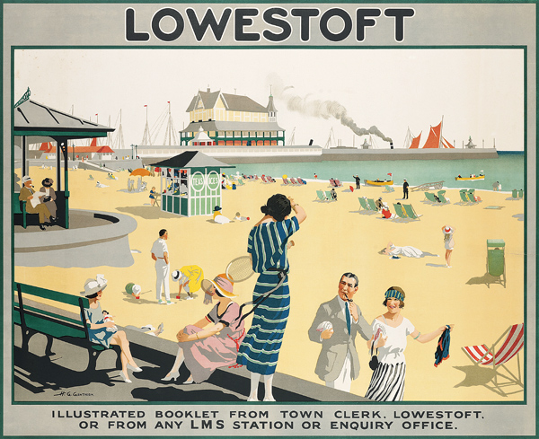 Poster advertising Lowestoft, à Henry George Gawthorn