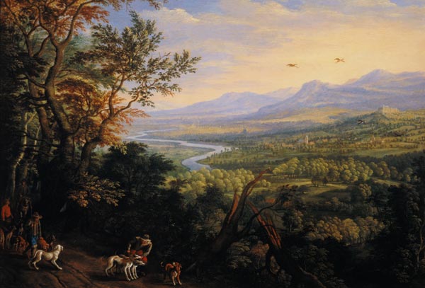 River Landscape à Herman Saftleven