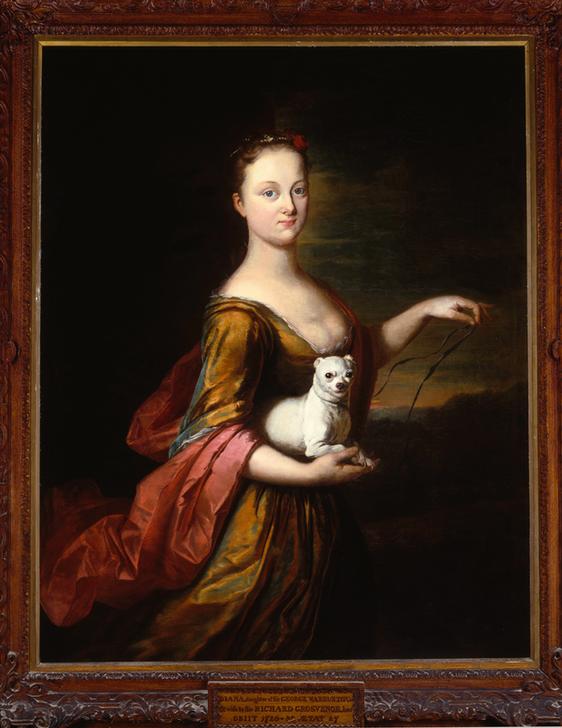 Portrait of Diana Warburton Lady Grosvenor à Herman van der Mijn