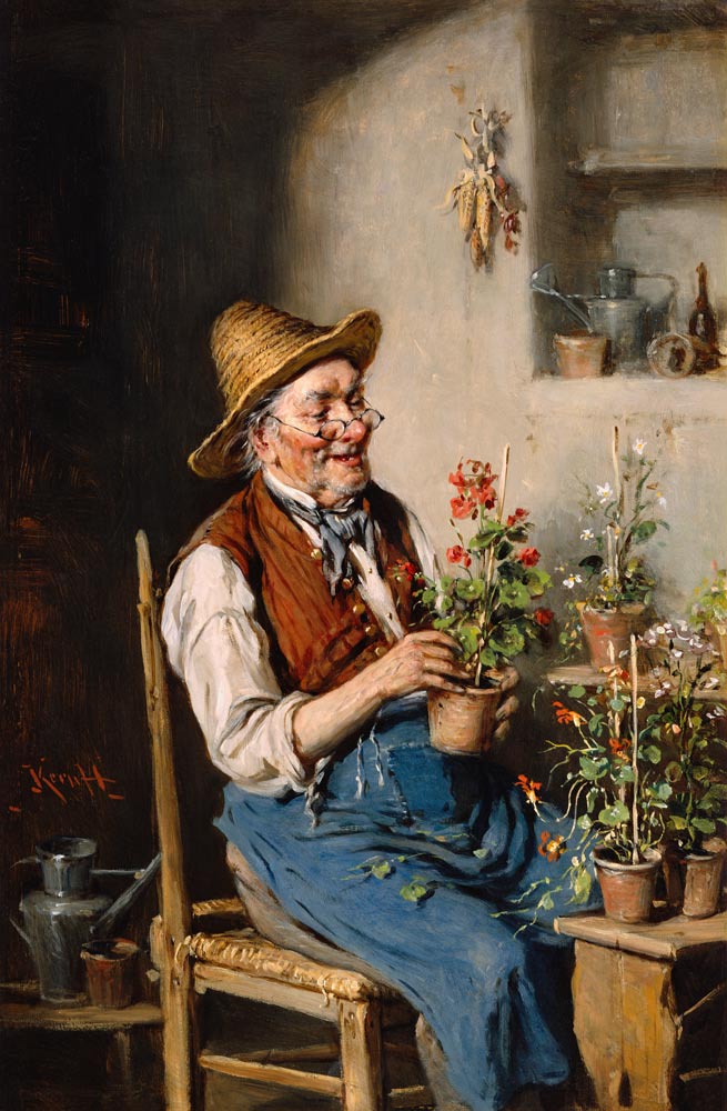 Der Blumenzüchter. à Hermann Kern
