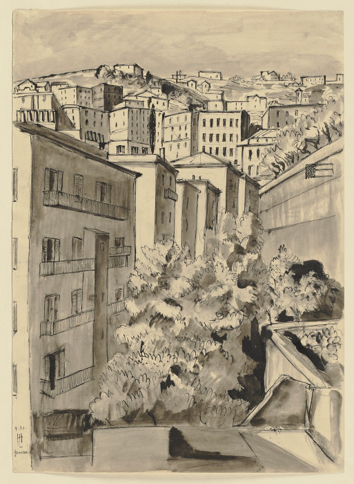 View of Genoa à Hermann Lismann