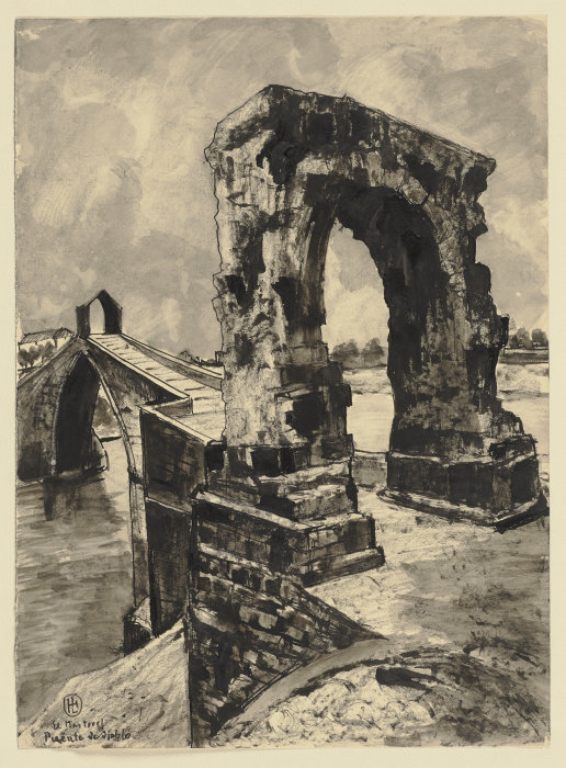 Der Pont del Diable in Martorell à Hermann Lismann