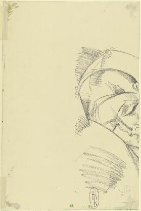 Head of a sleeping woman