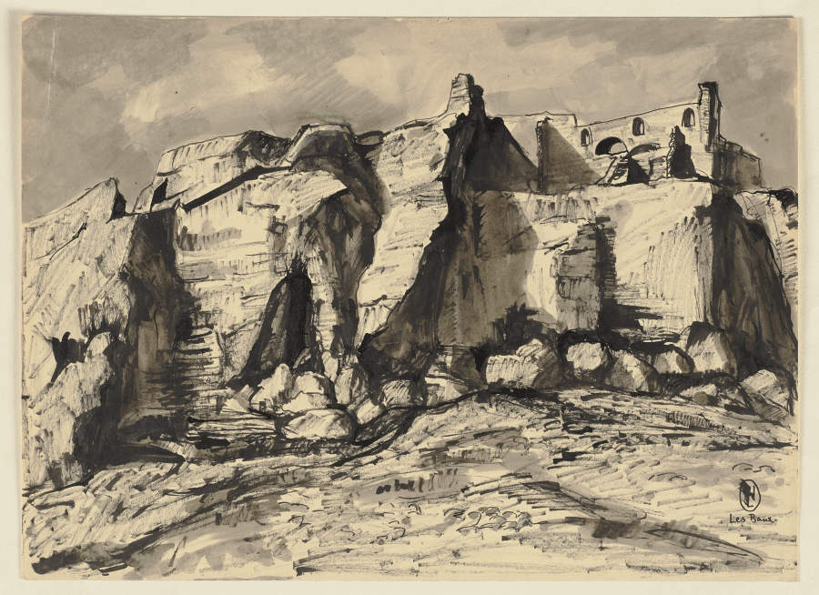 Les Baux-de-Provence à Hermann Lismann