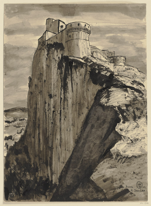 Rocca di San Leo à Hermann Lismann