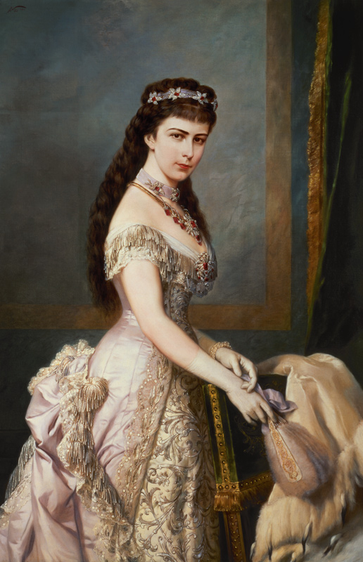 Elizabeth of Bavaria (1837-98), wife of Franz Joseph I of Austria (1830-1916), 1882 à Hermann Nigg