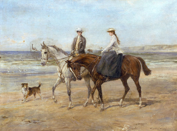Riders on the Shore à Heywood Hardy