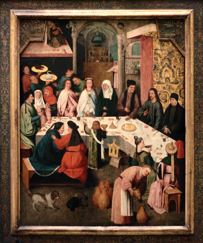 The Marriage Feast At Cana à Jérôme Bosch