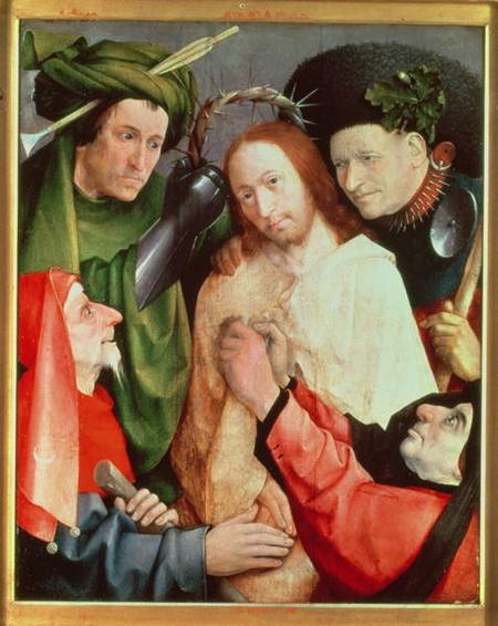 Christ Mocked (The Crowning with Thorns) à Jérôme Bosch