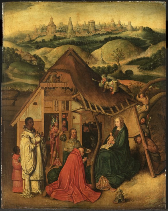 The Adoration of the Magi à Jérôme Bosch