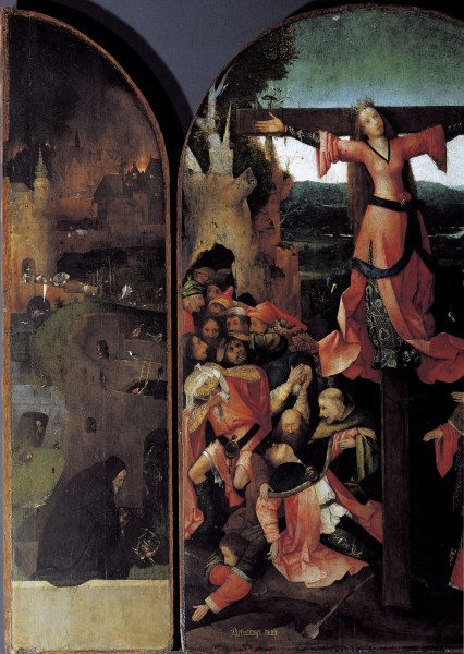 H.Bosch, Altar der Hl.Julia, Teilansicht à Jérôme Bosch