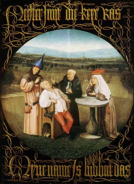 The Cure of Folly (Extraction of the Stone of Madness) à Jérôme Bosch
