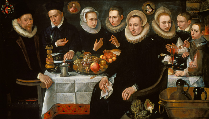 The Family of Adrien de Witte (1555-1616) à Hieronymus Francken