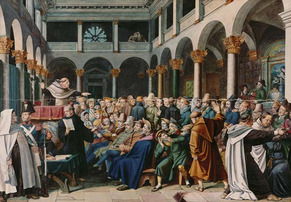 Conférence de juif à Rome. à Hieronymus Hess